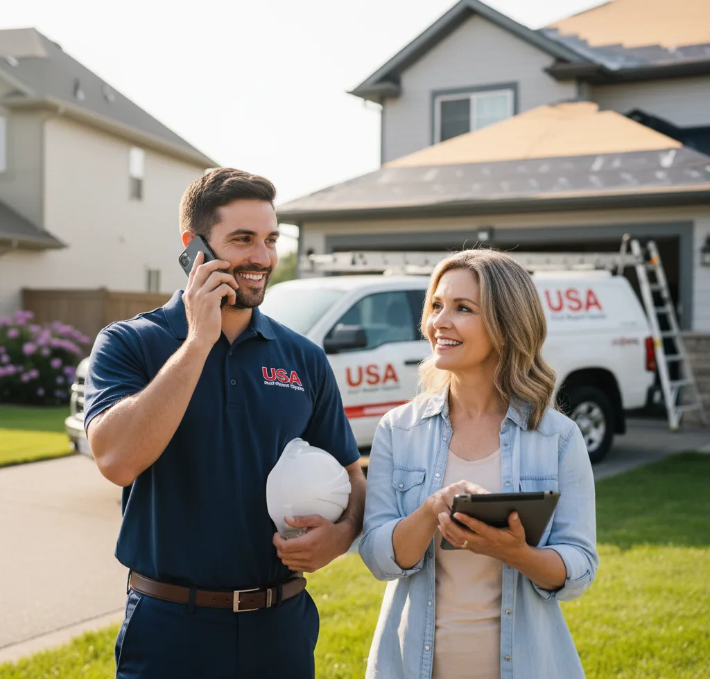 USA Roof Repair Experts customer support in Whippany